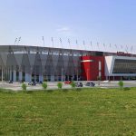 Samoskladací žeriav Cattaneo - výstavba futbalového štadióna v Trenčíne | TOP CRANES