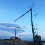 Stavebný žeriav Cattaneo CM75S4 - výstavba projektu Panoráma v Košiciach | TOP CRANES