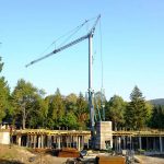 Stavebný žeriav Cattaneo - výstavba hotela 4* Hotel pod Lipou v Modre | TOP CRANES